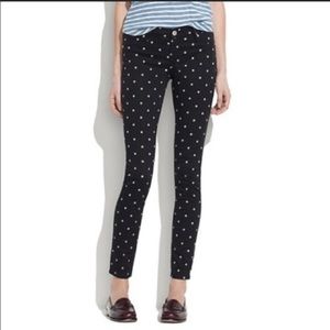 Blank NYC X Madewell Black/Cream Polka Dot Pants